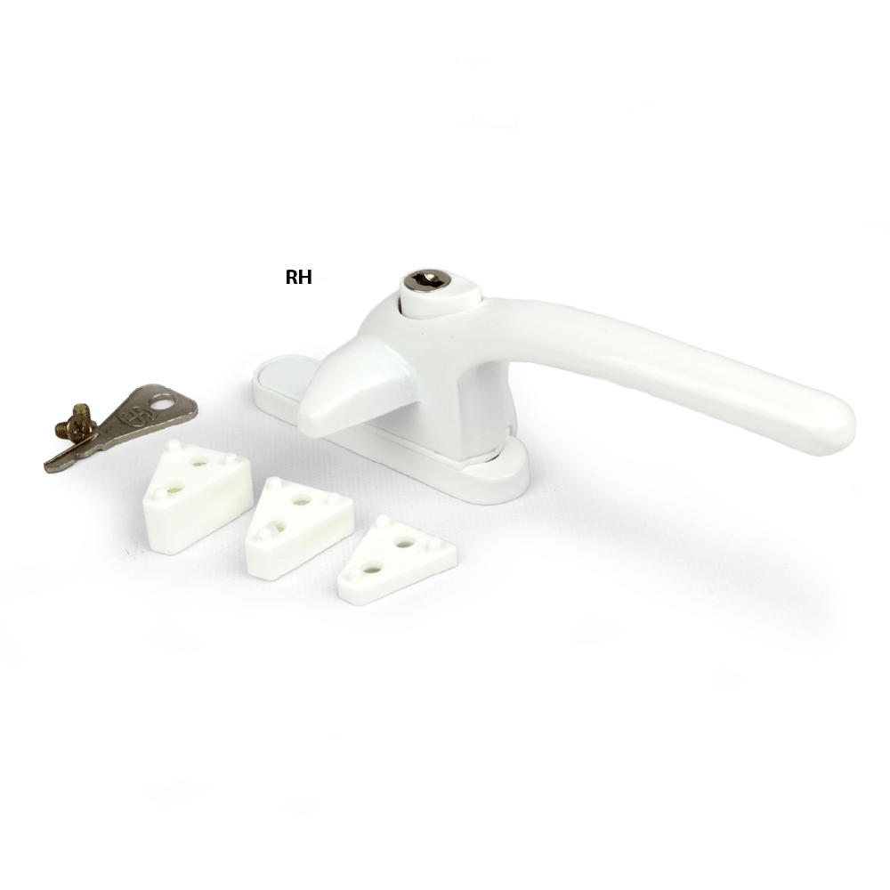 Universal Cockspur Repair Handle Locking Right Hand  White