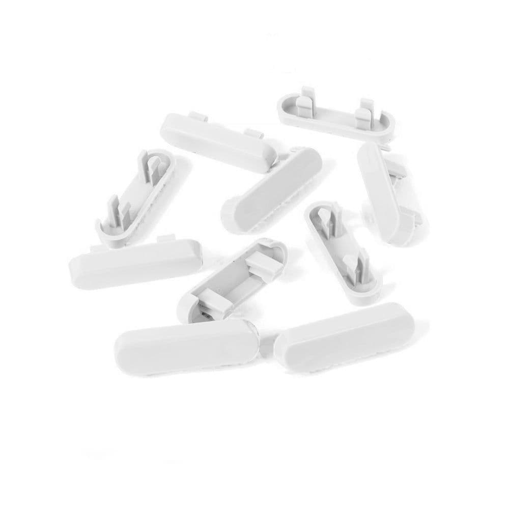 Upvc Drainage Cover Caps Pack of 10 White